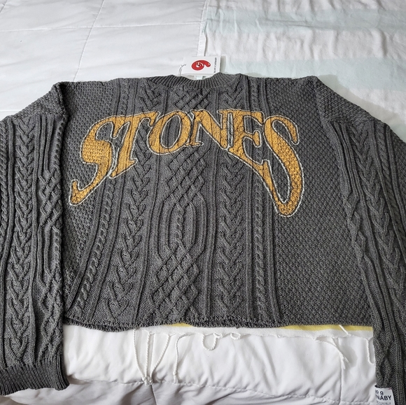 New Rolling Stones Cardigan Sweater - Picture 3 of 6